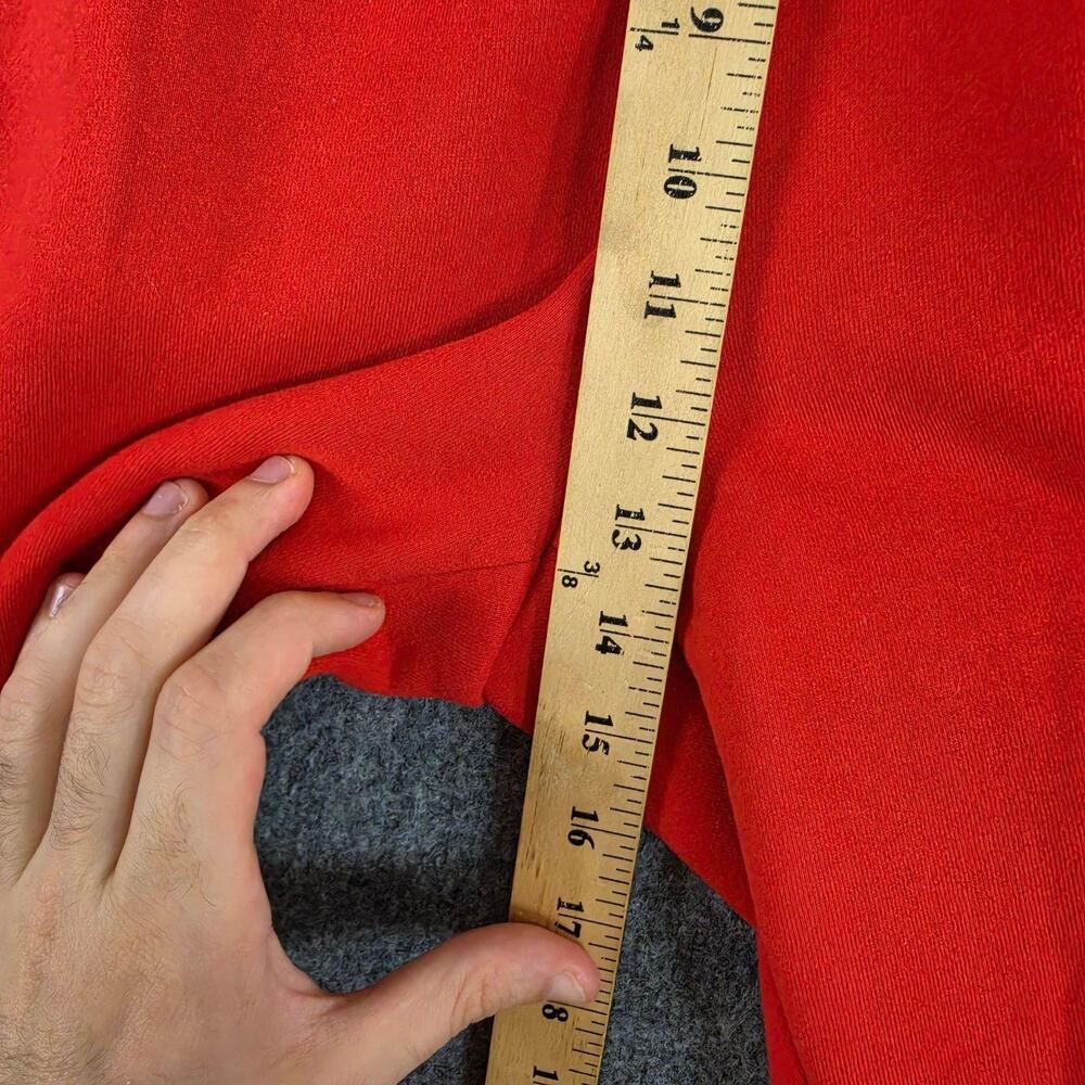Comfrt Set Unisex XL Minimalist Red Fleece Hoodie Joggers Sweatsuit Set Lounge - Picture 14 of 16